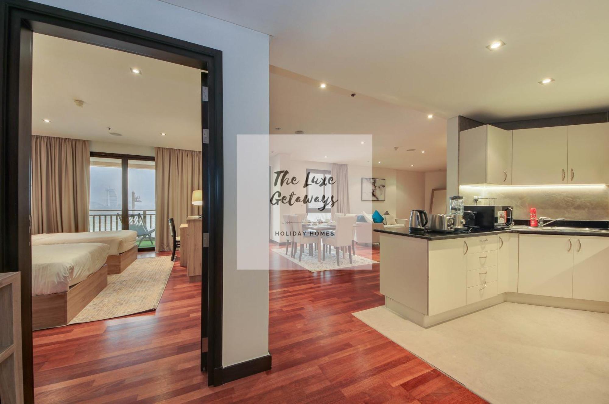 Luxe Getaways Royal Amwaj Palm Jumeirah Resort Apartment Holiday Home Dubai Esterno foto