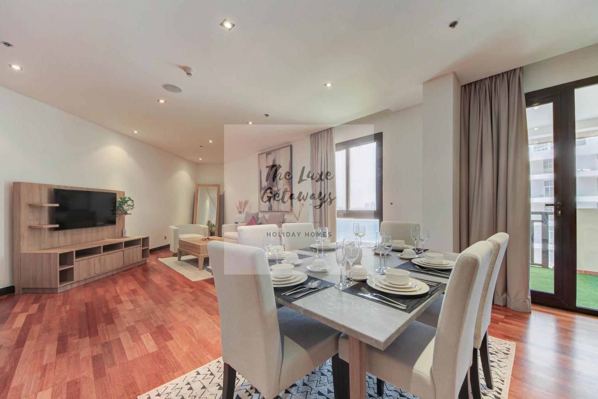 Luxe Getaways Royal Amwaj Palm Jumeirah Resort Apartment Holiday Home Dubai Esterno foto
