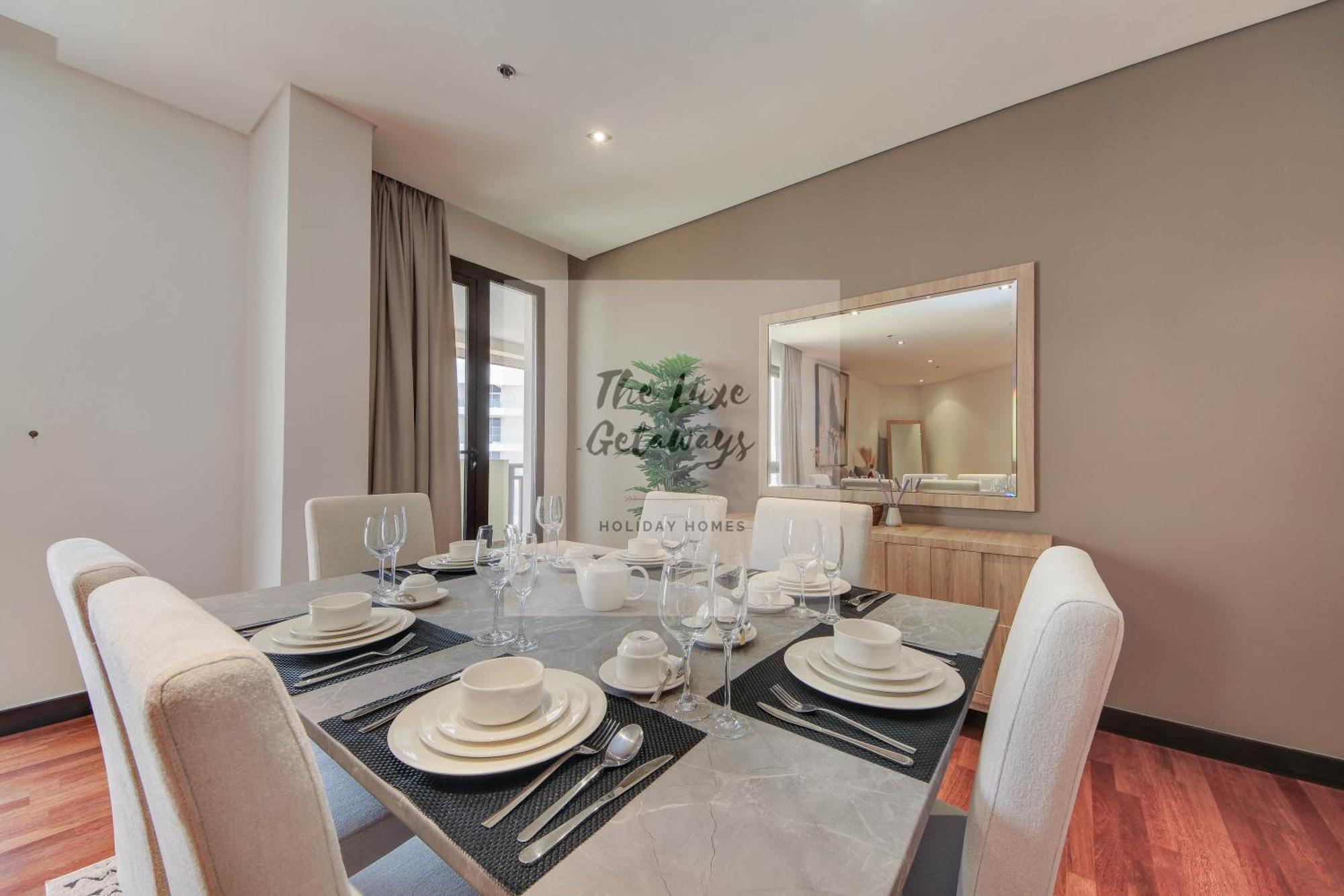 Luxe Getaways Royal Amwaj Palm Jumeirah Resort Apartment Holiday Home Dubai Esterno foto